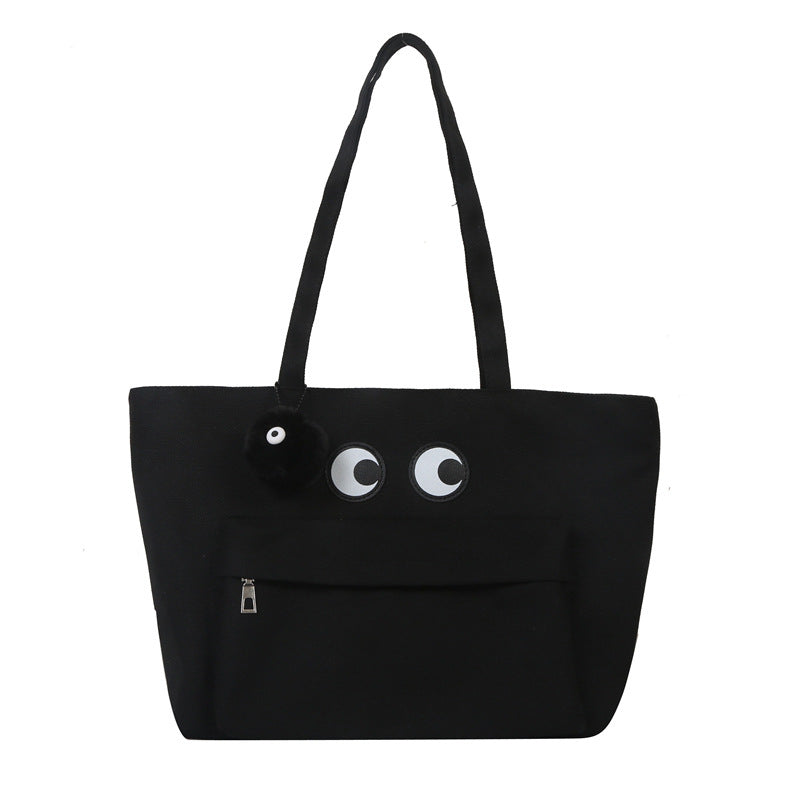 Fun Eye-Embellished Tote Bag