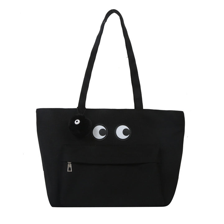 Fun Eye-Embellished Tote Bag