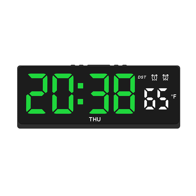 Digital alarm clock with large LED display and weather forecast Kalsten