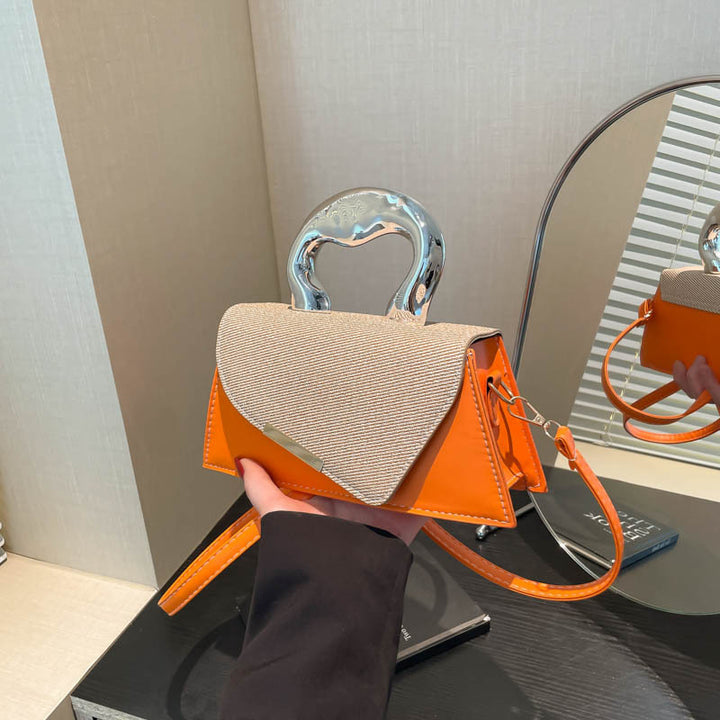 Stylish Geometric Structured Handbag Kalsten