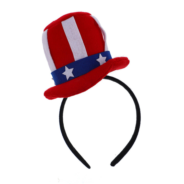 Unisex nan more patriotic mini cylinder headband for carnival and themed parties Kalsten