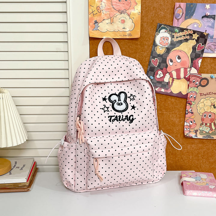 Cute Polka Dot Character Backpack Kalsten