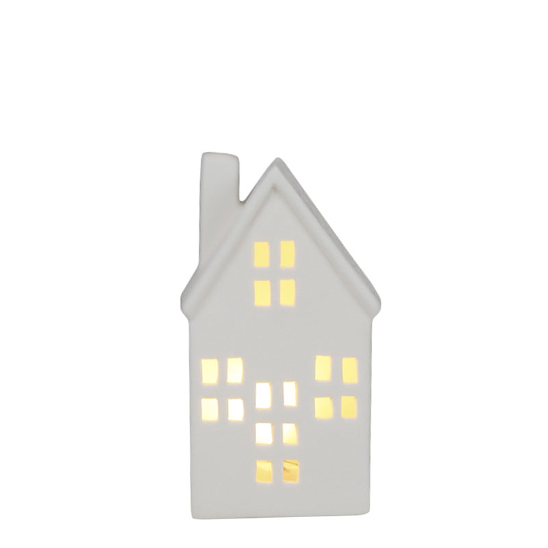 Decorative House-Shaped Ceramic Night Light Kalsten