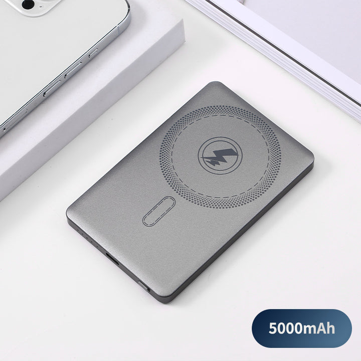 Portable power bank with inductive fast charging technology and 5000 mAh capacity Kalsten