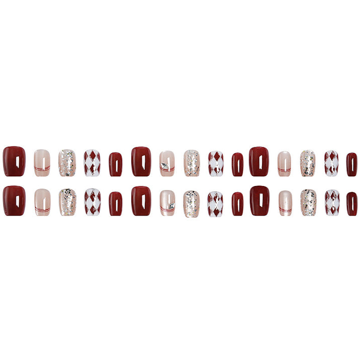 Artificial nail tips with glamorous details Kalsten