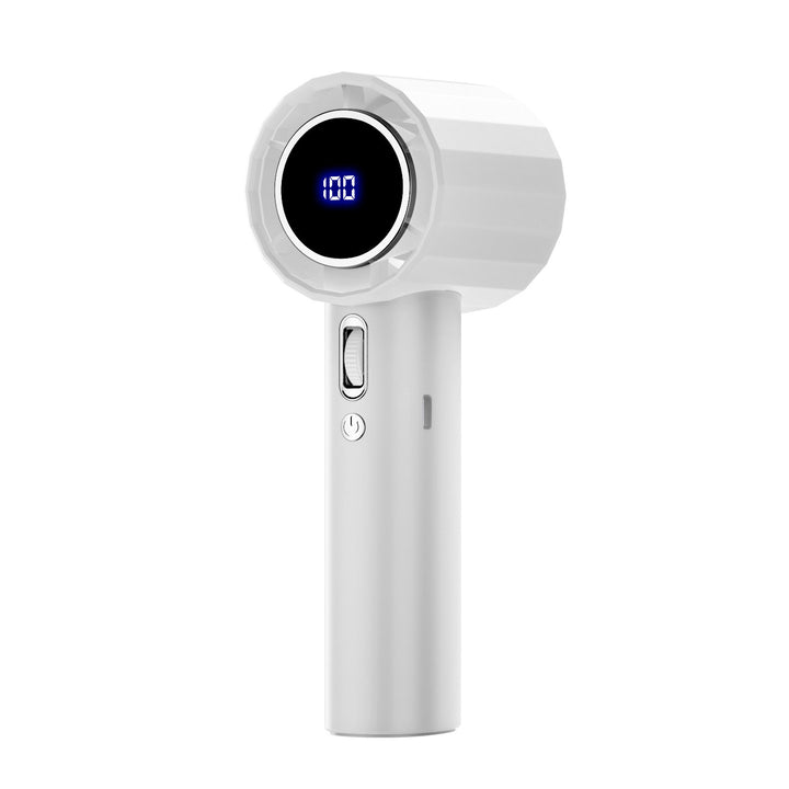 Women's Portable High-Performance Hand Fan with Digital Temperature Display Kalsten