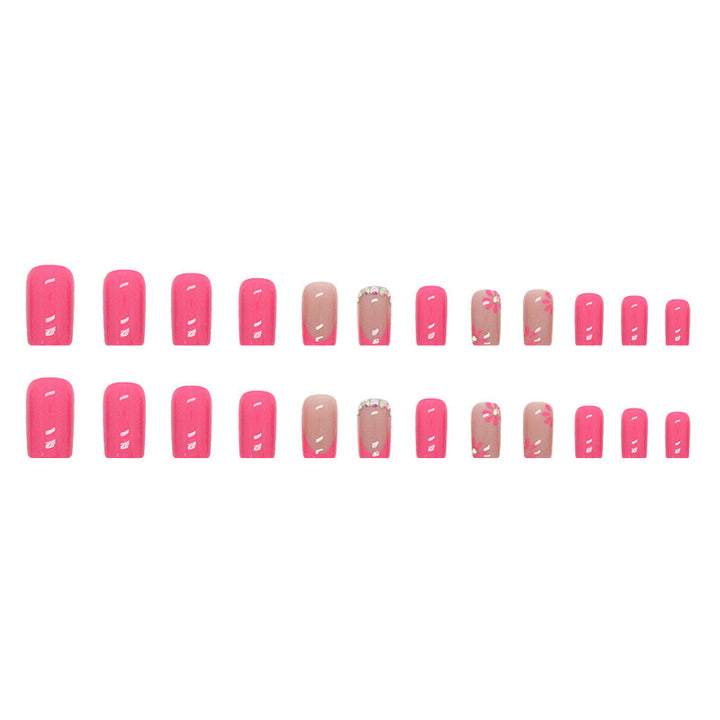 Artistic Floral Press-On Nail Designs Kalsten