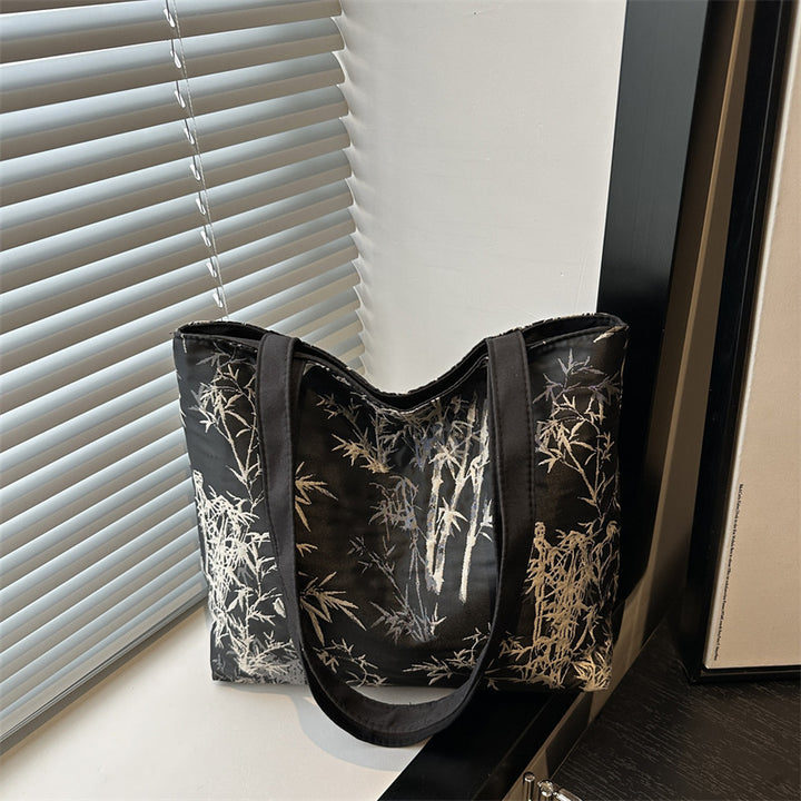 Stylish Bamboo Print Tote Bag Kalsten