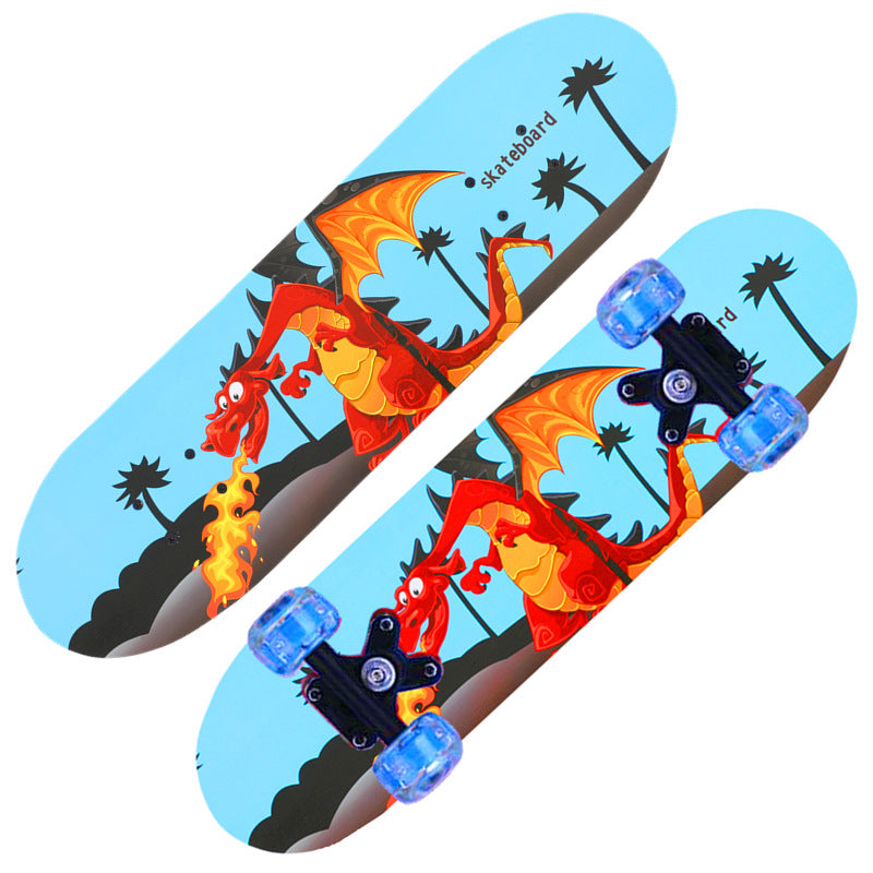 Shark-Themed Mini Skateboard Kalsten