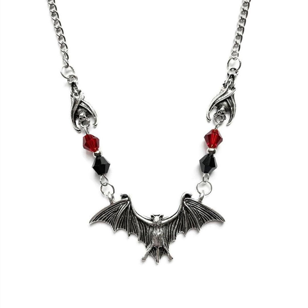 Gothic Bat-Inspired Pendant Necklace Kalsten