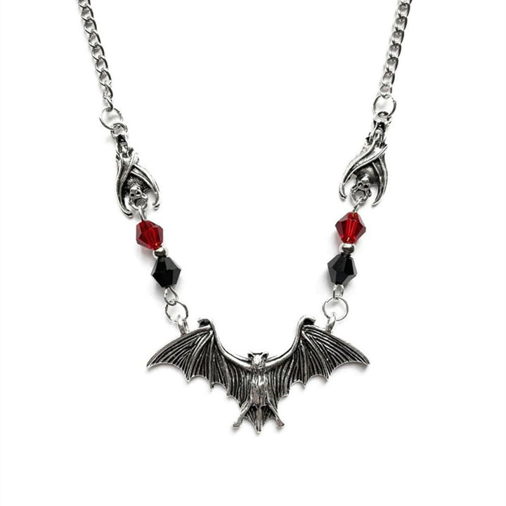Gothic Bat-Inspired Pendant Necklace Kalsten