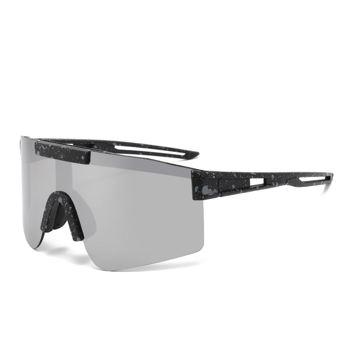 Unisex Sporty Oversized Shield Sunglasses Kalsten