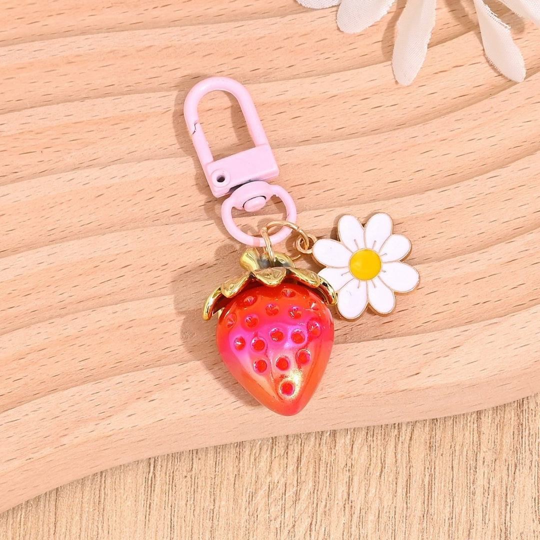 Keychain with Fruity Strawberry Design Kalsten