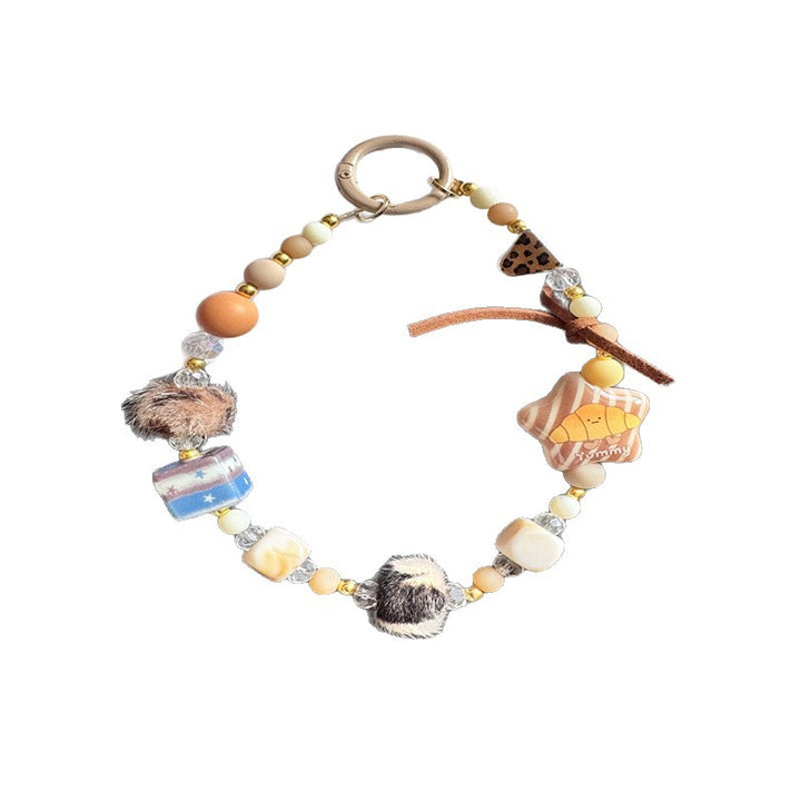 Decorative Beaded Charm Keychain Kalsten 1790135945