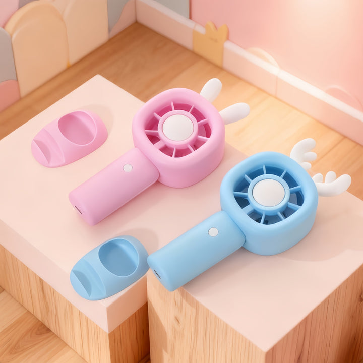 Ladies' portable mini fan in playful bunny design Kalsten