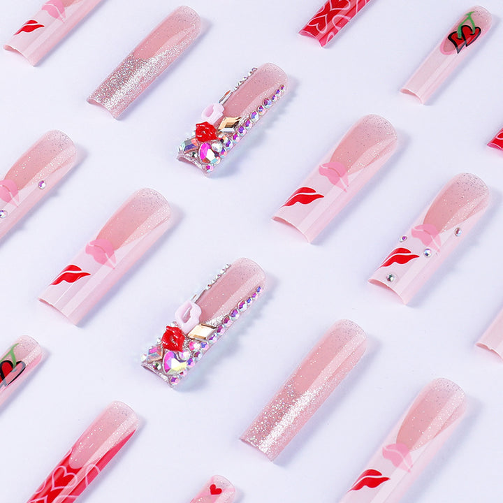 Decorative Press-On Nail Set