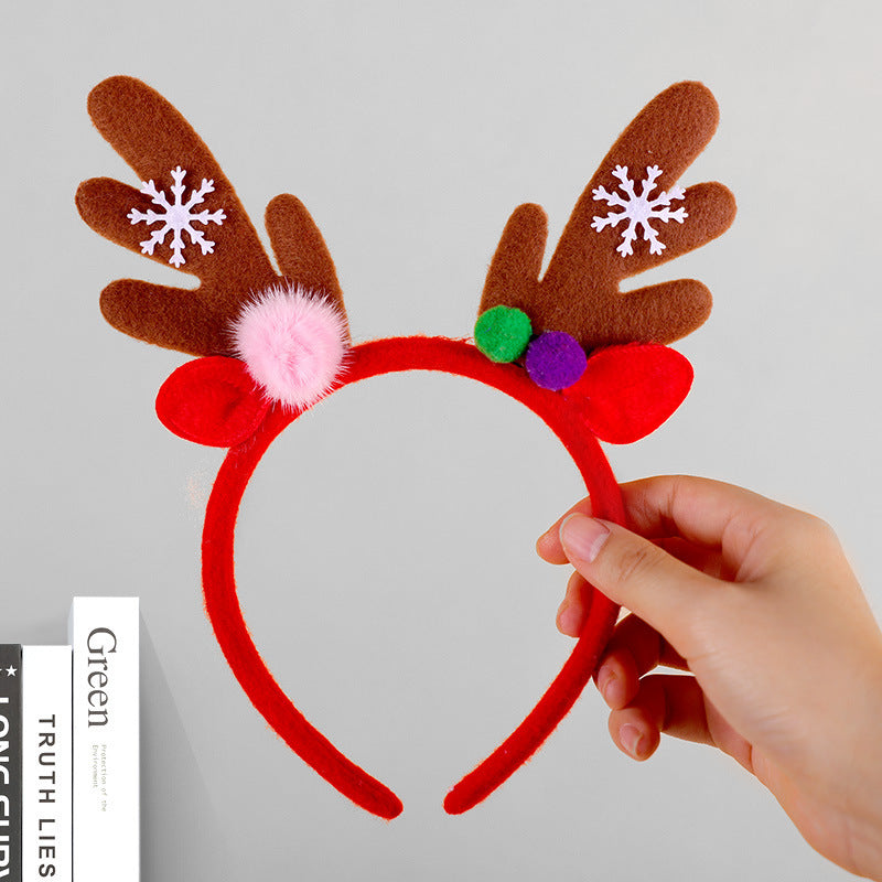 Festive Reindeer Antler Headband