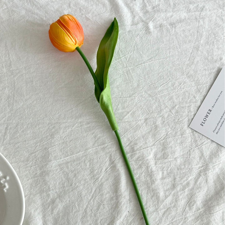 Realistic Faux Tulip Flower Stem