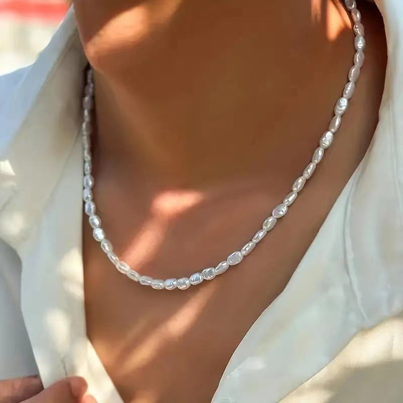 Delicate Pearl Necklace Kalsten