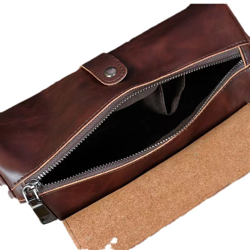 Vintage Leather Crossbody Bag