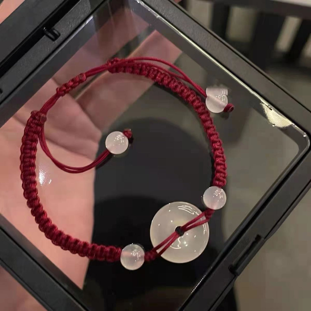 Adjustable Gemstone Macrame Bracelet Kalsten