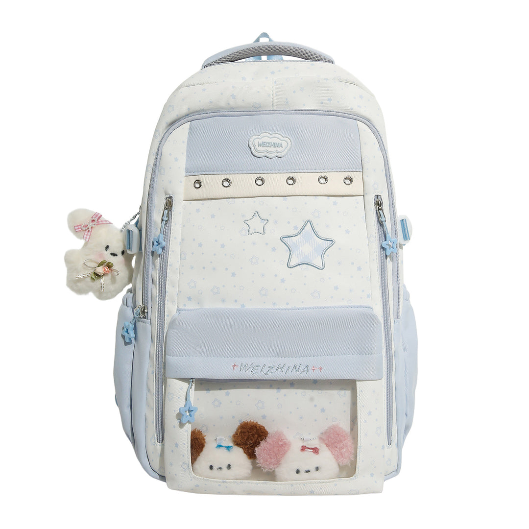Transparent Pocket Backpack Kalsten