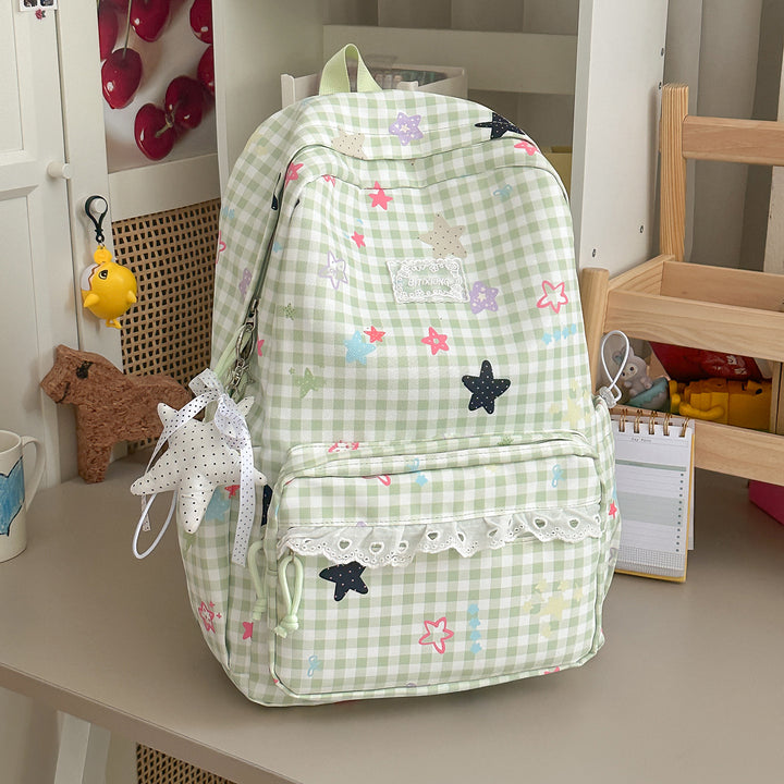 Cute Illustrated Casual Backpack Kalsten