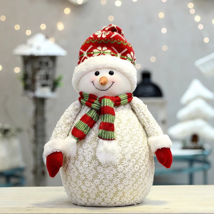 Whimsical Snowman Figurine