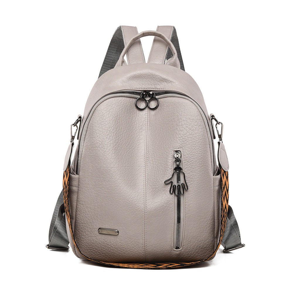Casual Leather Backpack Kalsten