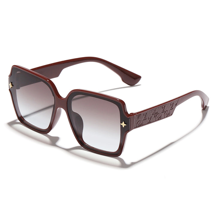Ladies stylish oversized sunglasses with fashionable frame Kalsten