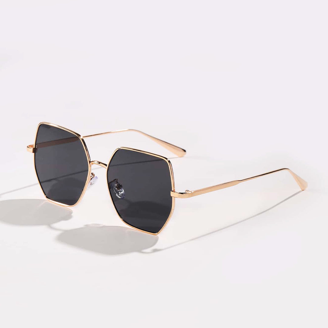 Women fashionable hexagonal sunglasses with UV protection Kalsten