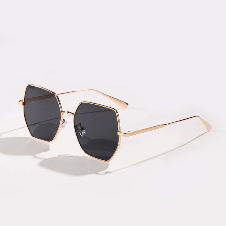 Women fashionable hexagonal sunglasses with UV protection Kalsten