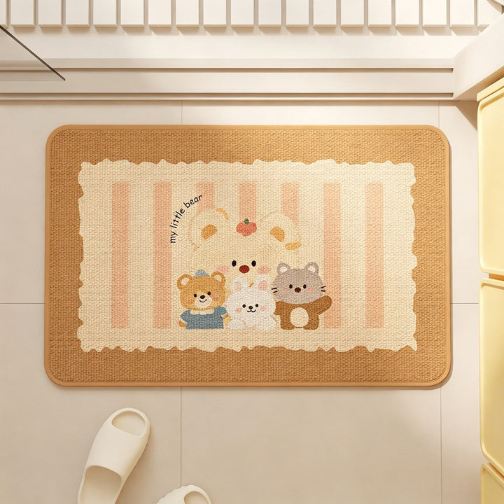 Cute Cat-Themed Indoor Mat Kalsten