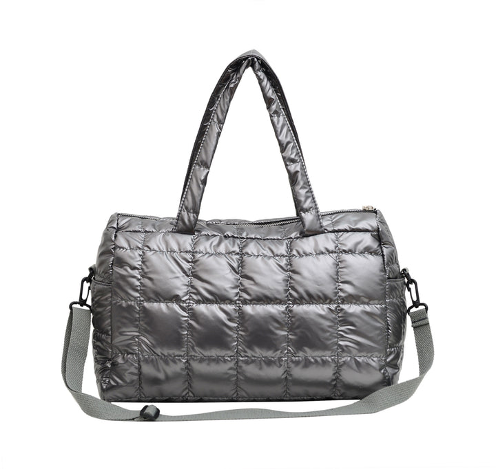Puffer-Style Multi-Functional Travel Handbag