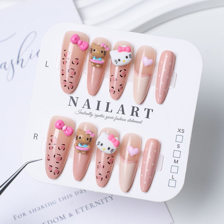 Creative Thematic Press-On Nail Set Kalsten