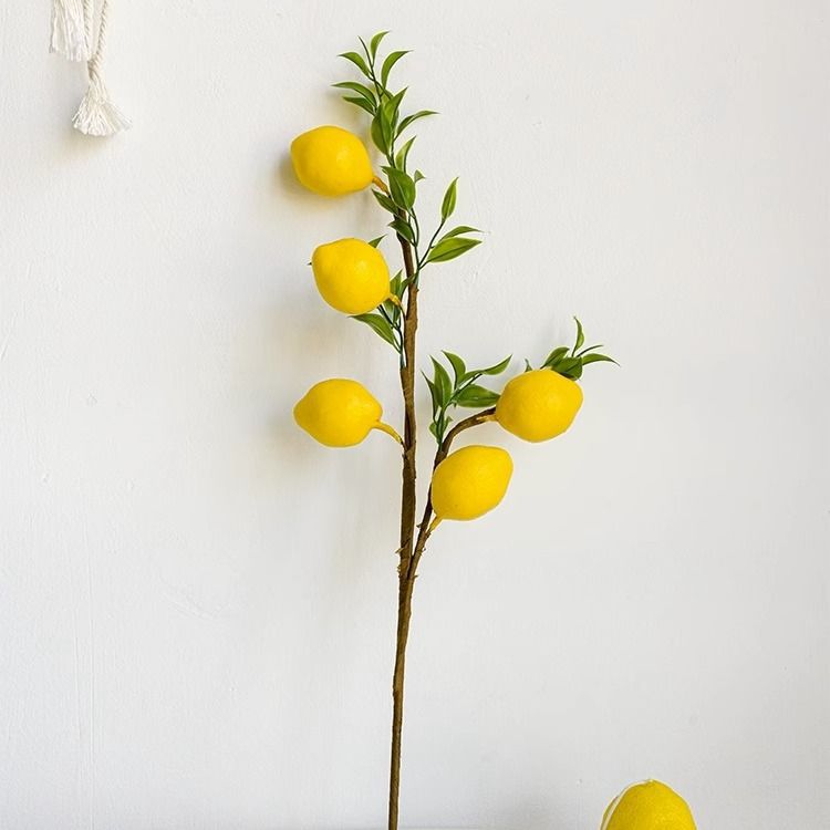 Artificial Lemon Decor for Home Display