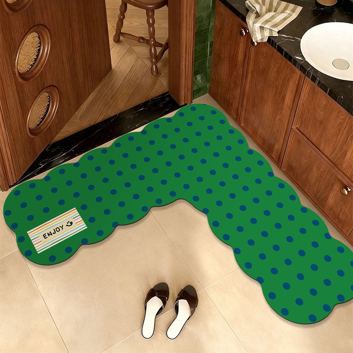 Funky Polka Dot Bath Mat