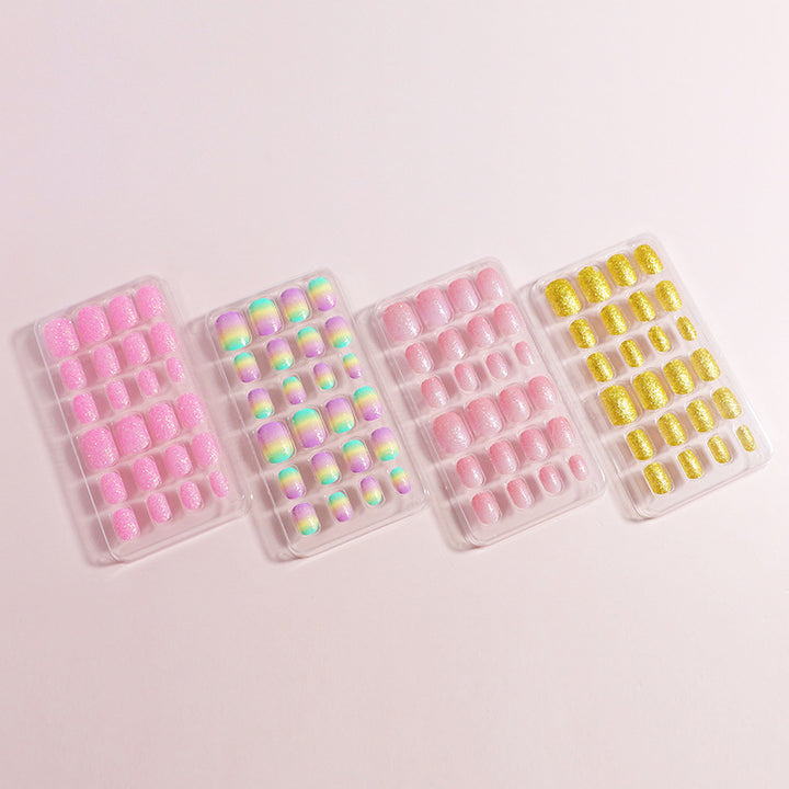 Rainbow Gradient Press-On Nail Tips Kalsten