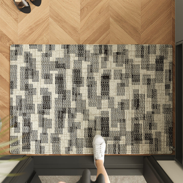 Modern Geometric Patterned Area Runner