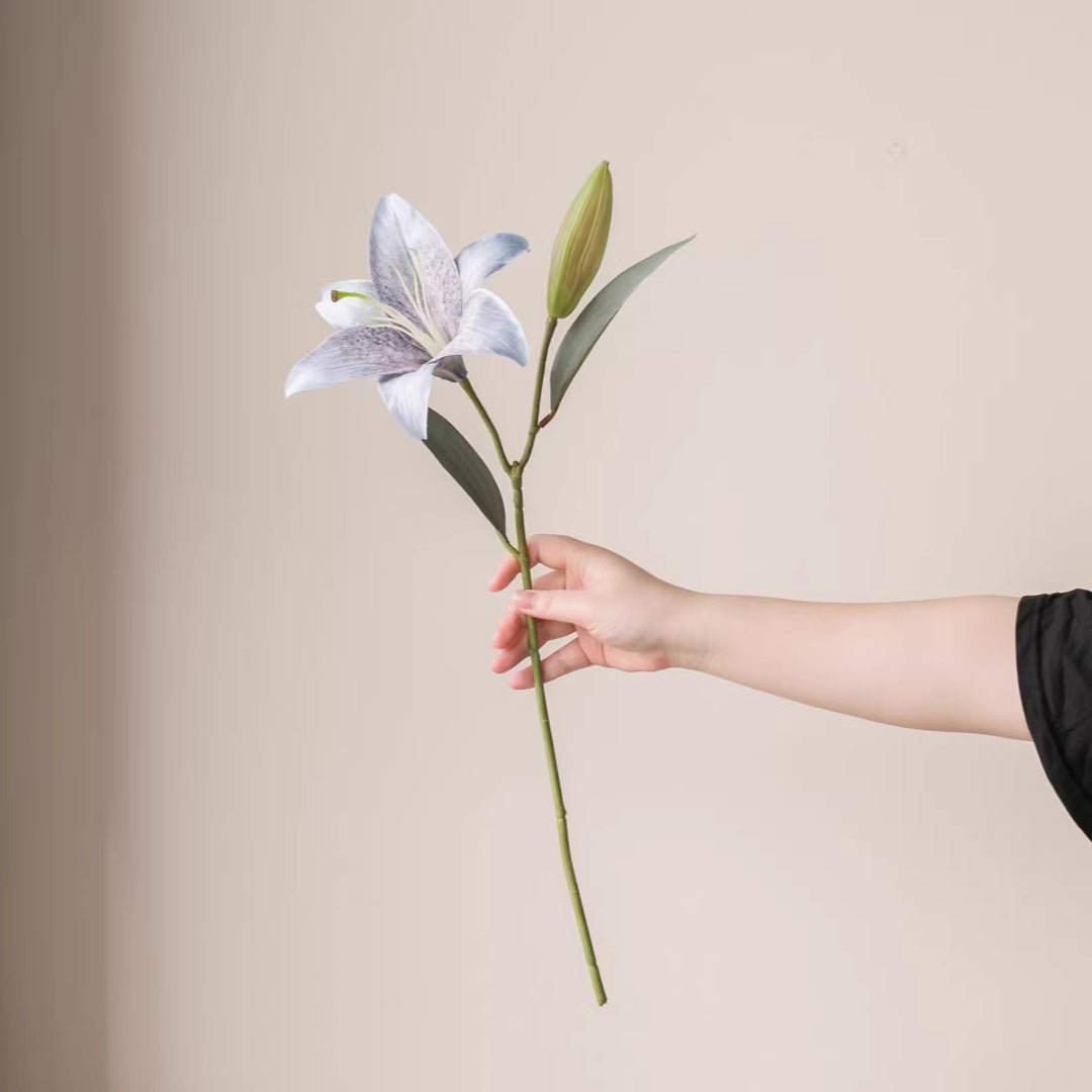 Lifelike Decorative Lily Stem