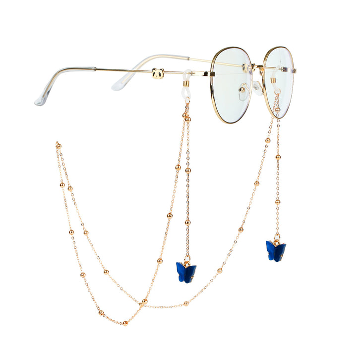Fashionable sunglasses chains with butterfly pendants Kalsten
