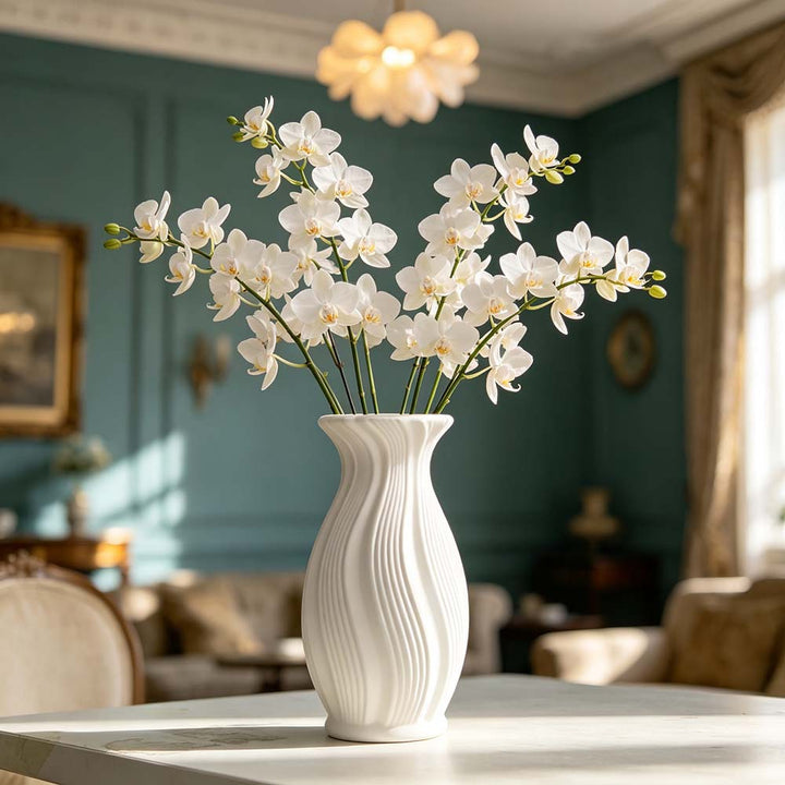 Elegant Textured Decorative Vase Kalsten