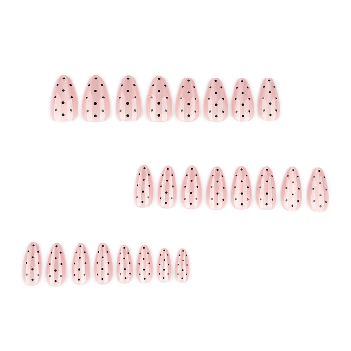 Elegant Nail Designs with Polka Dot Pattern Kalsten