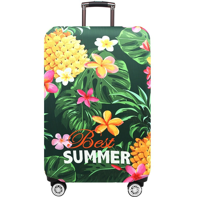 Tropical Botanical Design Hard Shell Suitcase Kalsten