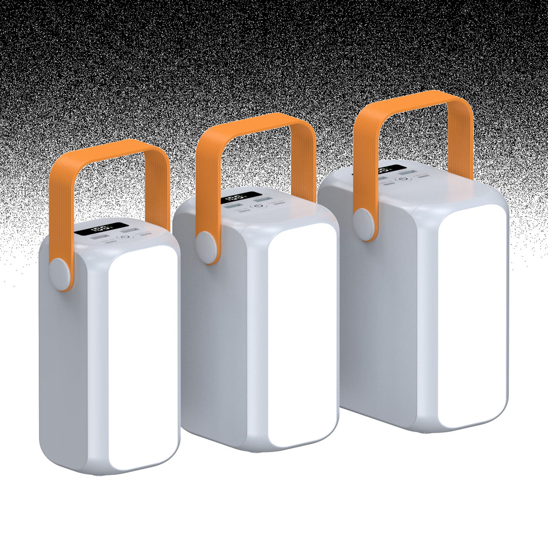 Portable power bank with multifunctional charging port and integrated carrying handle Kalsten