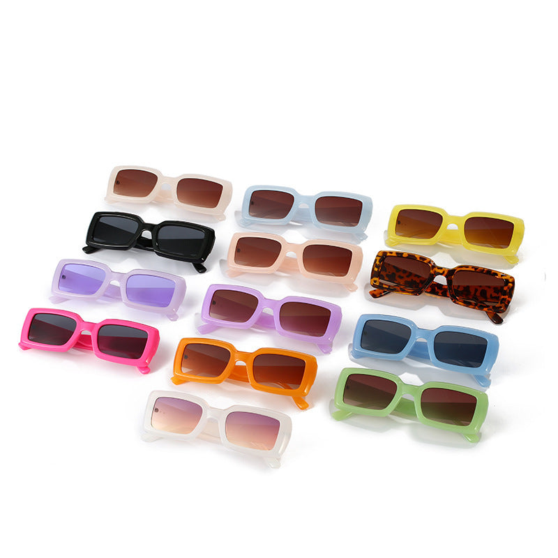 Oversized Geometric Sunglasses with Gradient Lenses Kalsten