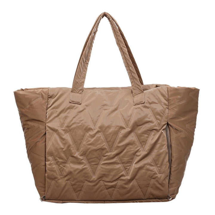 Spacious Quilted Travel Tote Kalsten