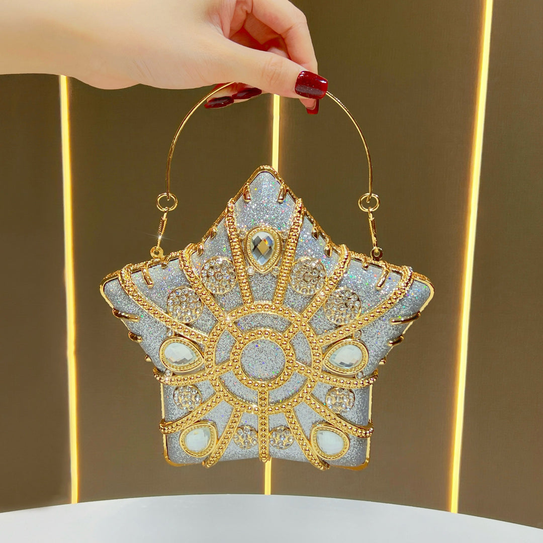 Star-Shaped Evening Handbag