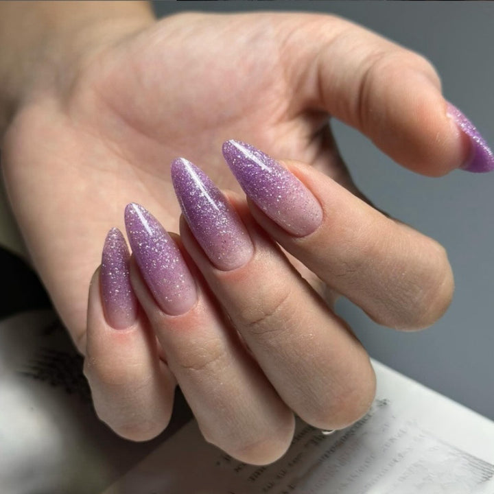 Glossy Ombre Stiletto Press-On Nail Set Kalsten