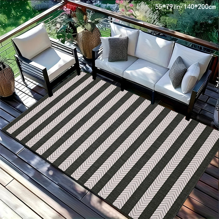 Outdoor Checkerboard Area Rug